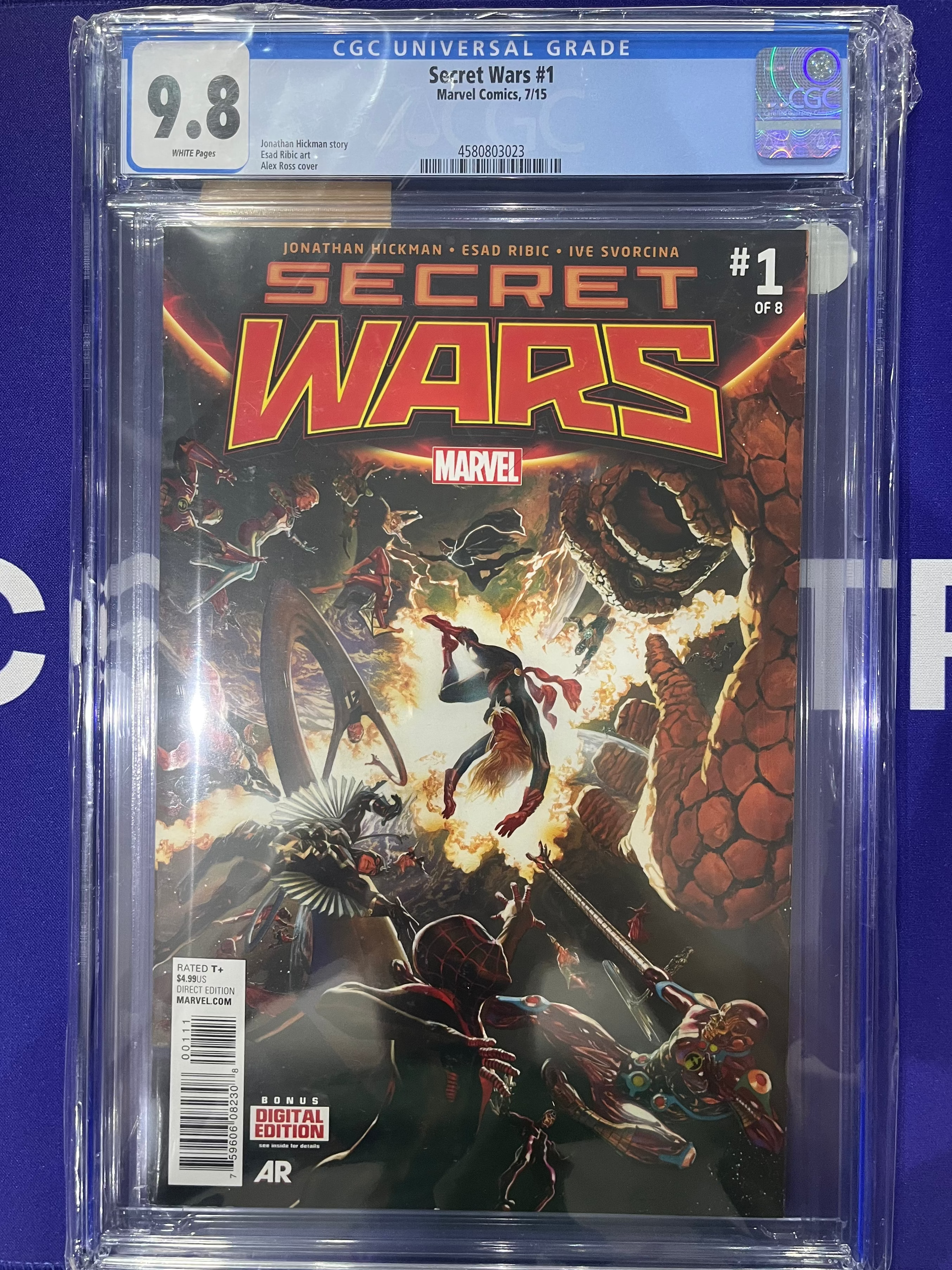 🔑 SECRET WARS #1 CGC 9.8 🔑